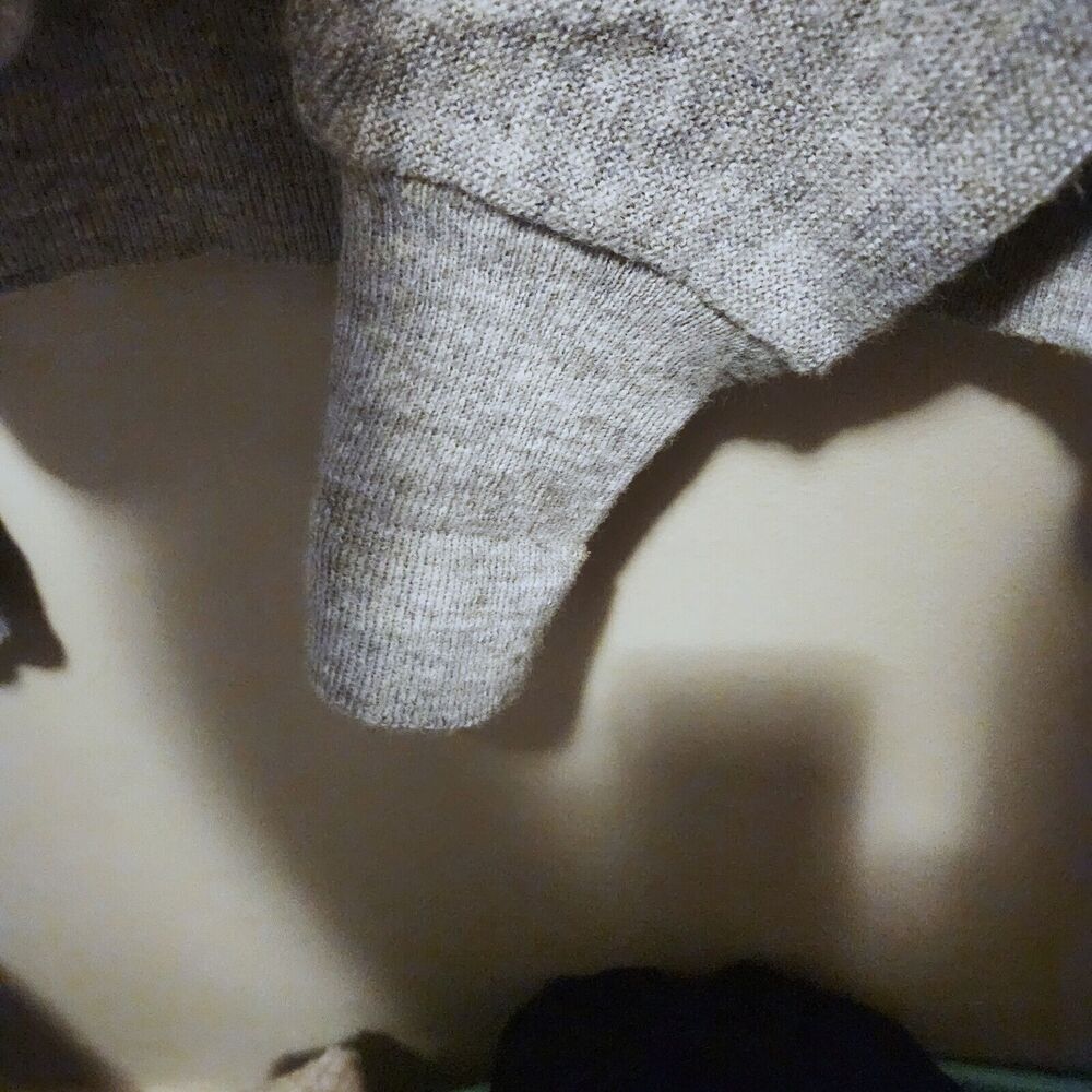 Vintage Gray Gannon Golf Club Grandpa Cardigan Sweater acrylic XL T USA preppy - Picture 5 of 9